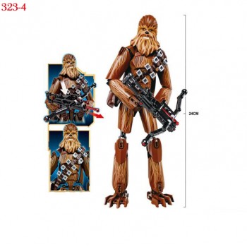 28 Style Star War The Last Jedi Buildable Action Figure Rey Kylo Ren Luke Skywalker Building Block Toy compatible with legoINGly