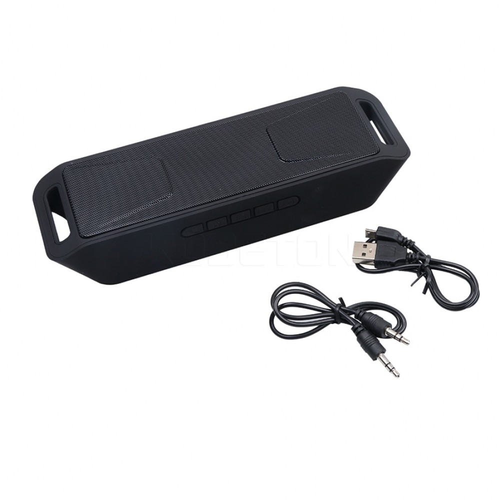 New Car Bluetooth Subwoofer Wireless Bluetooth 4.0 Stereo Subwoofer Speakers TF USB FM Radio Built-in Mic Dual Bass Sound Box