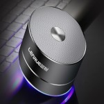 HAOBA UNIVERSAL diameter 7CM supper cool car subwoofer car bluetooth 4.1 free shipping
