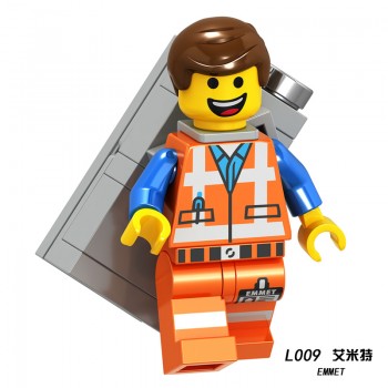 Legoingly Movie Figure Single Sale Bad Cop Emmet Wyldstyle Sheriff Robo SWAT Vitruvius Building Blocks Model Bricks Toy L1009