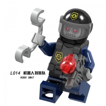 Legoingly Movie Figure Single Sale Bad Cop Emmet Wyldstyle Sheriff Robo SWAT Vitruvius Building Blocks Model Bricks Toy L1009