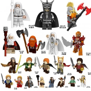 Saruman Legoingly Figures Lord of Rings Gollum Aragorn Boromir Faramir Nazgul Sauron Blocks Building for Children Christmas Gift