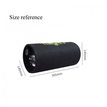 Free Shipping Active Speaker with Bluetooth HiFi Stereo Audio Car Powerful Subwoofer 200W 5 Inch DC12V AC220V Round Type Speaker