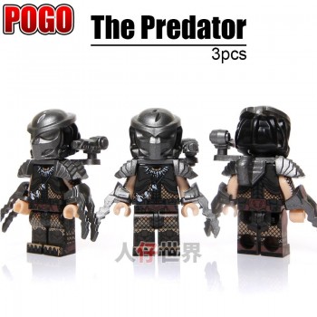 POGO Building Blocks SuperHero Single Sale Prometheus Alien Predator monster ET Legoings mini dolls figures Children Toys Gift