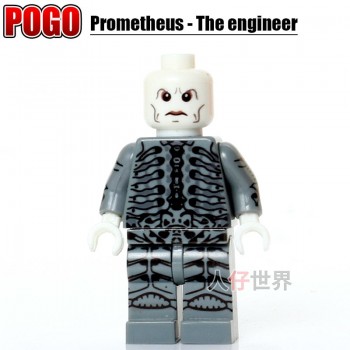 POGO Building Blocks SuperHero Single Sale Prometheus Alien Predator monster ET Legoings mini dolls figures Children Toys Gift