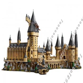 Harri Potter movie Series Hogwarts Castle Great Wall Set Building Blocks Bricks Compatible 71043 Legoingly Model Building Toys