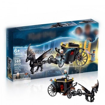 Harri Potter movie Series Hogwarts Castle Great Wall Set Building Blocks Bricks Compatible 71043 Legoingly Model Building Toys