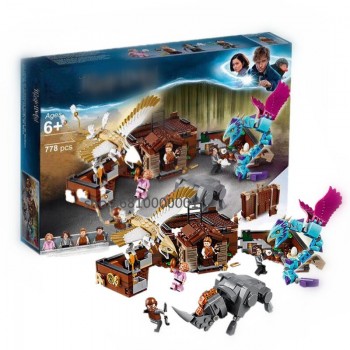 Harri Potter movie Series Hogwarts Castle Great Wall Set Building Blocks Bricks Compatible 71043 Legoingly Model Building Toys