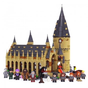 Harri Potter movie Series Hogwarts Castle Great Wall Set Building Blocks Bricks Compatible 71043 Legoingly Model Building Toys