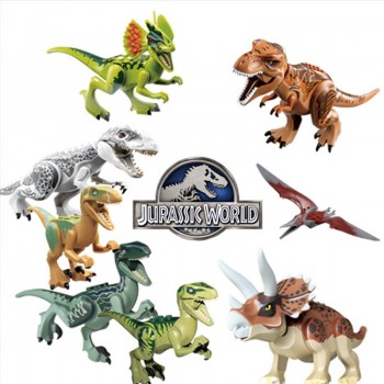 2019 New Dinosaur Kids Juguetes Compatible Bricks Toys Legoingly Building Blocks Dinosaurs Jurassic Park World For Children Gift