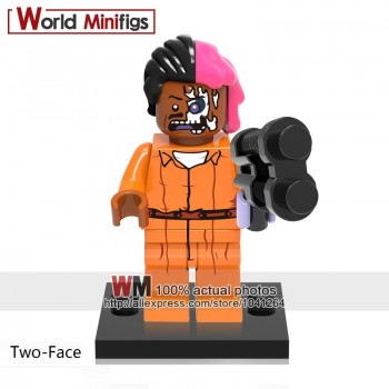Single Building Blocks Legoings DC super hero Bane Riddler Scarecrow Joker Poison Ivy Penguin Batgirl Red Hood Toys Gifts