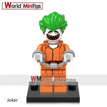 Single Building Blocks Legoings DC super hero Bane Riddler Scarecrow Joker Poison Ivy Penguin Batgirl Red Hood Toys Gifts