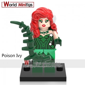 Single Building Blocks Legoings DC super hero Bane Riddler Scarecrow Joker Poison Ivy Penguin Batgirl Red Hood Toys Gifts