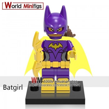 Single Building Blocks Legoings DC super hero Bane Riddler Scarecrow Joker Poison Ivy Penguin Batgirl Red Hood Toys Gifts