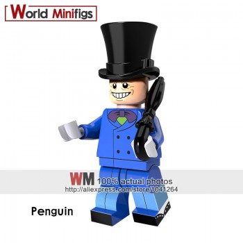 Single Building Blocks Legoings DC super hero Bane Riddler Scarecrow Joker Poison Ivy Penguin Batgirl Red Hood Toys Gifts