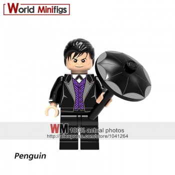 Single Building Blocks Legoings DC super hero Bane Riddler Scarecrow Joker Poison Ivy Penguin Batgirl Red Hood Toys Gifts