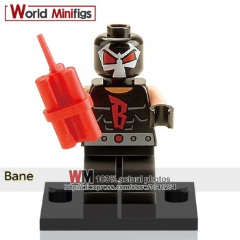Single Building Blocks Legoings DC super hero Bane Riddler Scarecrow Joker Poison Ivy Penguin Batgirl Red Hood Toys Gifts