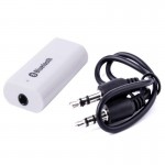 1PC Free Shipping Bluetooth Music Receiver 3.5mm Bluetooth Adapter Bluetooth Audio Receiver USB Powered Car Speaker White