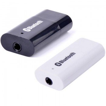 1PC Free Shipping Bluetooth Music Receiver 3.5mm Bluetooth Adapter Bluetooth Audio Receiver USB Powered Car Speaker White