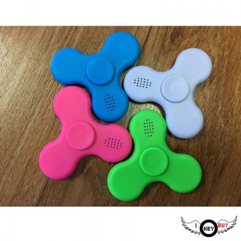 I Key Buy 1PC ABS Glowing Gyro With Bluetooth Speaker Charging Rotary Music Player Flashing Light Speakers Decompression Toys