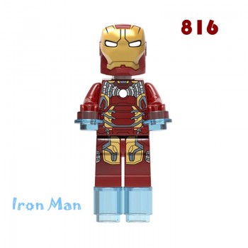 Iron Man Series Single Sale Legoingly Marveled Avengers Super Hero Figures Building Blocks Bricks Set Model Toys For Children