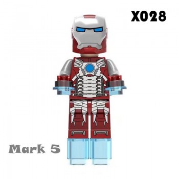 Iron Man Series Single Sale Legoingly Marveled Avengers Super Hero Figures Building Blocks Bricks Set Model Toys For Children