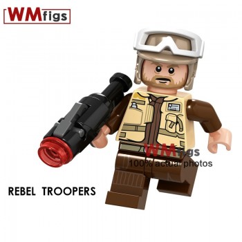 Single Cowboy Legoings Western Cowboy with Hat Guns Robocop Swat Police Force Figures Building Blocks Toys for Children Gift
