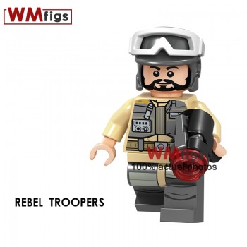 Single Cowboy Legoings Western Cowboy with Hat Guns Robocop Swat Police Force Figures Building Blocks Toys for Children Gift