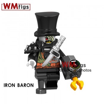 Single Cowboy Legoings Western Cowboy with Hat Guns Robocop Swat Police Force Figures Building Blocks Toys for Children Gift