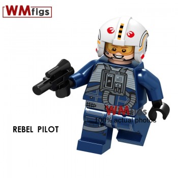 Single Cowboy Legoings Western Cowboy with Hat Guns Robocop Swat Police Force Figures Building Blocks Toys for Children Gift