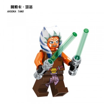 For Legoing Star Wars Rey Luke starwars Skywalker Sabine Wren Ahsoka Tano Snowtrooper Bricks Models Building Blocks Toys Figures