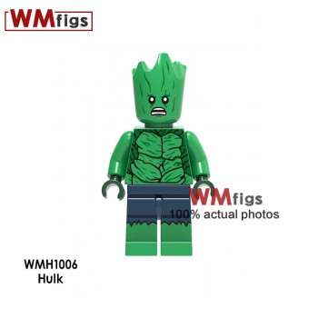 Single Hulk Legoings Avengers Infinity War Marvel Super Heroes Scarlet Witch Death Vision Black Widow Model Blocks Children Toys