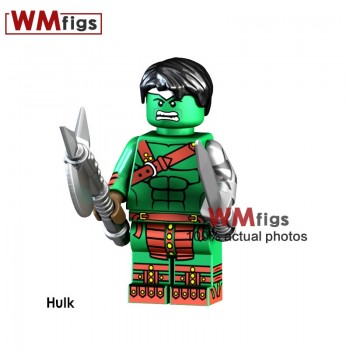 Single Hulk Legoings Avengers Infinity War Marvel Super Heroes Scarlet Witch Death Vision Black Widow Model Blocks Children Toys