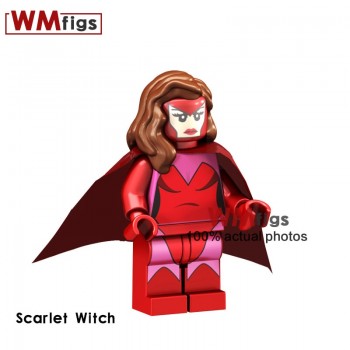 Single Hulk Legoings Avengers Infinity War Marvel Super Heroes Scarlet Witch Death Vision Black Widow Model Blocks Children Toys