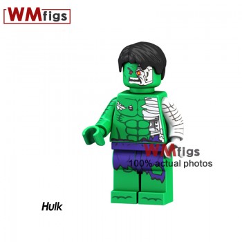 Single Hulk Legoings Avengers Infinity War Marvel Super Heroes Scarlet Witch Death Vision Black Widow Model Blocks Children Toys