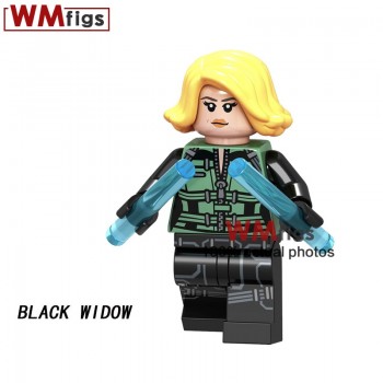 Single Hulk Legoings Avengers Infinity War Marvel Super Heroes Scarlet Witch Death Vision Black Widow Model Blocks Children Toys