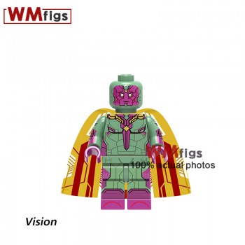 Single Hulk Legoings Avengers Infinity War Marvel Super Heroes Scarlet Witch Death Vision Black Widow Model Blocks Children Toys