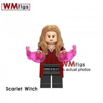 Single Hulk Legoings Avengers Infinity War Marvel Super Heroes Scarlet Witch Death Vision Black Widow Model Blocks Children Toys