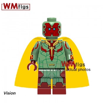 Single Hulk Legoings Avengers Infinity War Marvel Super Heroes Scarlet Witch Death Vision Black Widow Model Blocks Children Toys