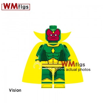 Single Hulk Legoings Avengers Infinity War Marvel Super Heroes Scarlet Witch Death Vision Black Widow Model Blocks Children Toys