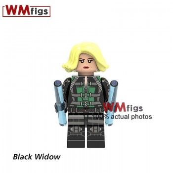 Single Hulk Legoings Avengers Infinity War Marvel Super Heroes Scarlet Witch Death Vision Black Widow Model Blocks Children Toys