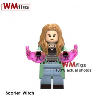 Single Hulk Legoings Avengers Infinity War Marvel Super Heroes Scarlet Witch Death Vision Black Widow Model Blocks Children Toys