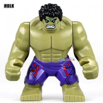 Single Hulk Legoings Avengers Infinity War Marvel Super Heroes Scarlet Witch Death Vision Black Widow Model Blocks Children Toys