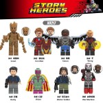 Marvel Avengers Infinity War Figures Falcon Iron man Bucky Vision Winter Soldier War Machine Models Building Blocks Bricks Toys