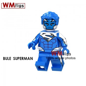 Single DC Luthor Superman Electric Red Legoingly Wonder Woman Super Heroes Super Girl Building Blocks Toys for Children Gift