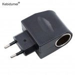 Kebidumei Car Charger 110V-220V AC to 12V DC EU US Plug Auto Car Power Adapter Converter Household Car Cigarette Lighter Socket