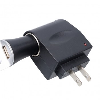 Kebidumei Car Charger 110V-220V AC to 12V DC EU US Plug Auto Car Power Adapter Converter Household Car Cigarette Lighter Socket