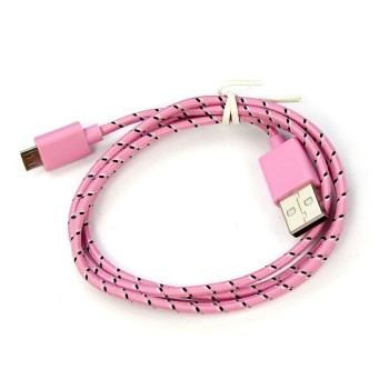 2017 Cable AutoHemp Rope Micro USB Charger Charging Sync Data Cable Cord for HTC for Nokia for Samsungcar-styling car stylingAA