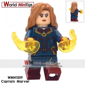 Single Sale Super Heroes Avengers 4 Endgame Captain Marvel Carol Danvers Ronan Accuser Spider-Ham Building Blocks Kids Gifts