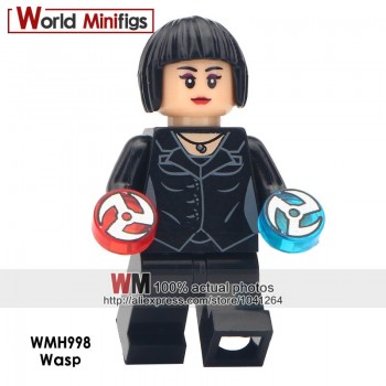Single Sale Super Heroes Avengers 4 Endgame Captain Marvel Carol Danvers Ronan Accuser Spider-Ham Building Blocks Kids Gifts